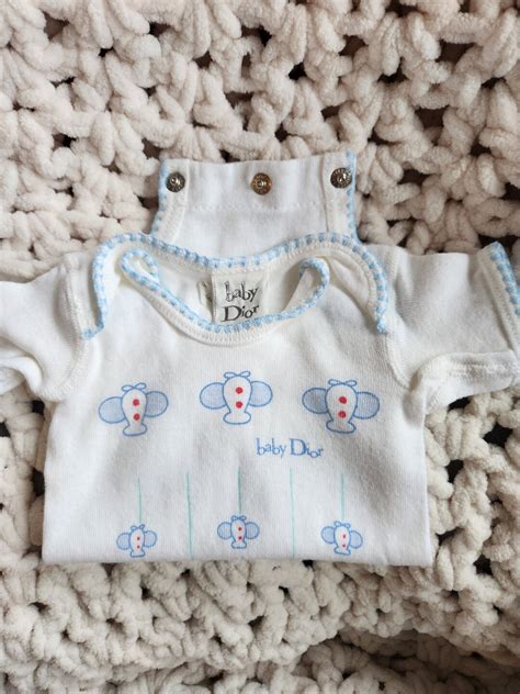 dior baby blanket blue|baby dior onesie.